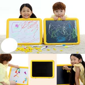 캐스B 양면 자석 칠판보드 화이트보드 그림그리기 자석놀이 낙서 메모 마그넷 학습판 스탠드