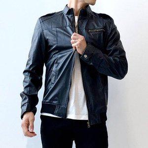[더블디] 가죽자켓 집업 바이커자켓 라이더 래더자켓