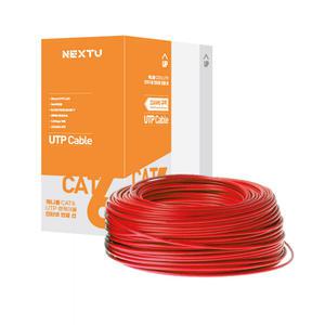 케니롤 CAT6 UTP 케이블 랜선 제작 롤 드럼박스 300M UTP6300 레드
