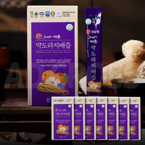 포천 깊은산골 약도라지 배즙 건강즙 3년근 약 도라지 배 즙 농축액 진액 엑기스 액기스 스틱 7박스