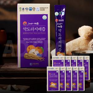 포천 깊은산골 약도라지 배즙 건강즙 3년근 약 도라지 배 즙 농축액 진액 엑기스 액기스 스틱 10박스