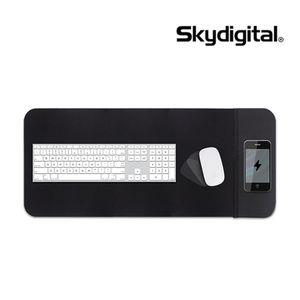 스카이디지탈 NPAD WL 무선 충전 장패드식마우스 대형 PC 마우스 게임 데스크 게임용