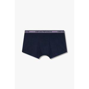 엠포리오 아르마니 EMPORIO ARMANI UNDERWEAR 남성 라인 로고 밴딩 코튼 롱 드로즈_블루 0815112081 250159