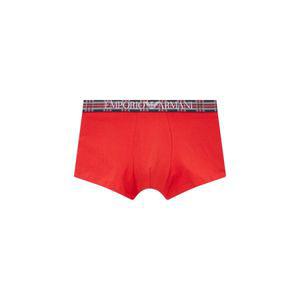 엠포리오 아르마니 EMPORIO ARMANI UNDERWEAR 남성 체크 포인트 코튼 드로즈_레드_0813312047 2309895745 6