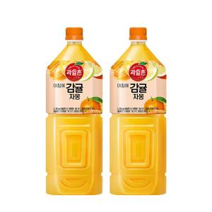 과일촌 아침에 과즙음료 감귤자몽 2.0L x 6입