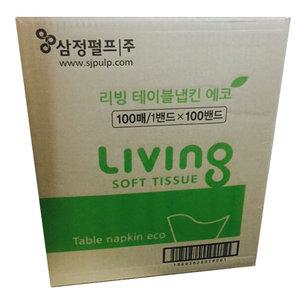삼정펄프 리빙 테이블냅킨 에코 10000매 냅킨 식당
