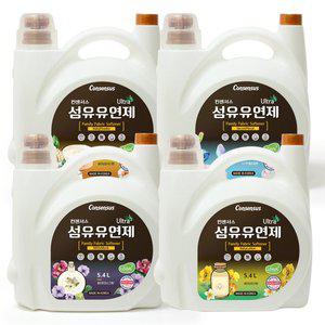 [컨센서스](4가지향) 컨센서스 고농축 순한 섬유유연제 5.4L x2개