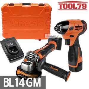 아임삭 BL14GM 충전콤보 14.4V 충전그라인더 임팩드릴 콤보세트