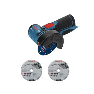 보쉬 GWS10.8-76V-EC 충전 그라인더 본체 76mm 절단석 멀티휠 포함