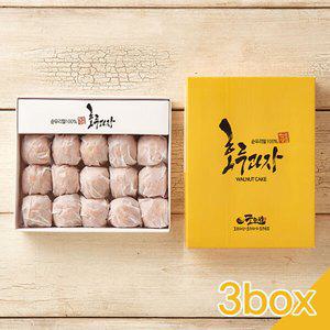 [작심밀도]산지직송 천안호두과자(소 / 강남콩앙금 15알) x 3박스 / 선물용