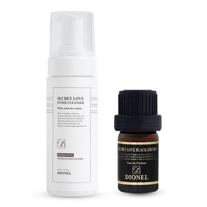 [Dionel] 디오넬 시크릿러브 이너퍼퓸 5ml 1개 + 화이트머스크 이너클렌져 1개 Y존케어 여성청결제