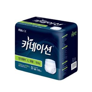 신우P&C 카네이션 언더웨어 성인기저귀 대형 10개 8팩 (80개)