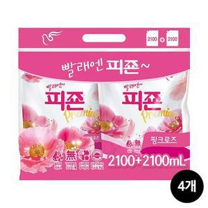 피죤 로즈블라썸 리필용 2.1L *8개