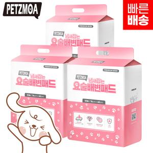 페츠모아 냄새잡는 요술배변패드 SWG 천연펄프사용 대형 3팩(150매)