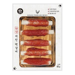 바우와우 한상 떡갈비 치킨 80g