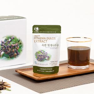 옥반식품 헛개나무즙 국산 헛개수 헛개차 120ml x 25포 x 4박스(총 100포)