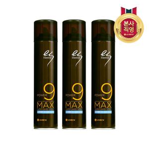 엘라스틴 맥스 초강력 수퍼하드 스프레이 280ml 3개