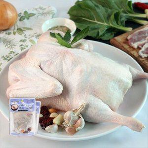두메산골 오리백숙 재료 (냉장 통오리 1.9kg내외+7가지 한방 부재료 100g)