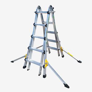 LS-5단 알루미늄 일반 사다리 HSN-L1005 (아웃트리거 4개 부착) A형 H형