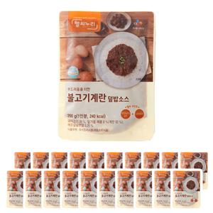 CJ 헬씨누리 불고기계란 덮밥소스 200g x 20개입