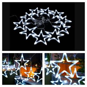 SY몰 크리스마스 LED 별 백색 2.7M 가랜드전등 미니트리전구