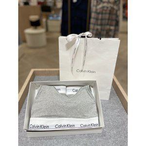 [Calvin Klein Underwear](대구신세계)(선물포장) 모던 코튼 브라렛+2PK 드로즈 커플 SET (F3785AD-F378...