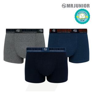 [물랑루즈] 콤마 드로즈 3매입 - 사각팬티, 남아속옷, 드로즈, 아동팬티