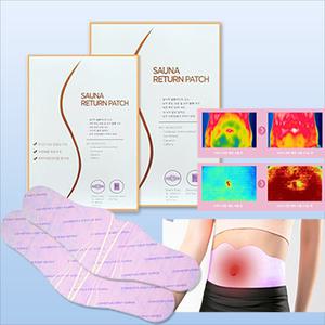 사우나 리턴 패치 뱃살제거 1box (패치7매+슬리밍크림3ml 7개)