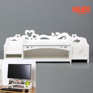 DIY 화이트 모니터받침대 컴퓨터받침대 컴퓨터모니터받침대 아이맥거치대