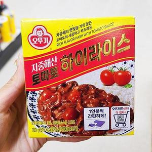 오뚜기 토마토 하이라이스 (고형) 100g x 2개