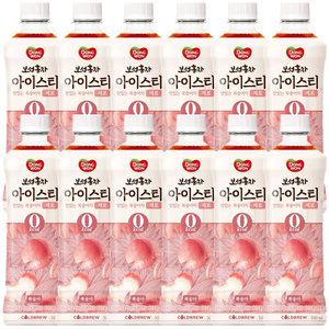동원 보성홍차 아이스티 제로 복숭아 500ml x 12개 / 음료수 제로칼로리