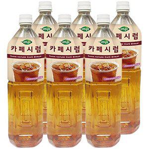 [기타브랜드]희창 카페시럽 1.5L x 6개