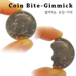 마술도구 초보자 장기자랑 학예회 동전을 베어물고 재생하는 코인매직 씹어먹는 코인-하프 달러 버전-기믹