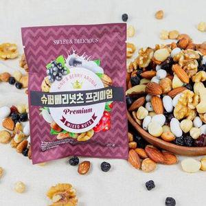 혼합견과 하루 한줌 믹스 슈퍼베리 넛츠 프리미엄 50봉