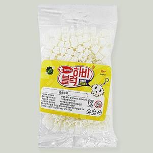 컬러블럭 화이트 하얀색 블럭봉지 툭툭블럭리필 5개 취미 조립완구 유치부 블록 집콕