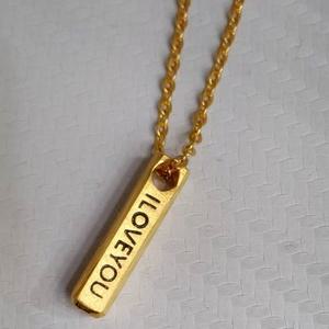 순금목걸이 24k 11.25g(3) iloveyou스틱