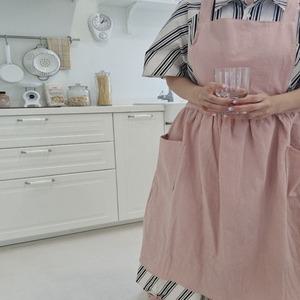 세아 린넨코튼 기본 앞치마