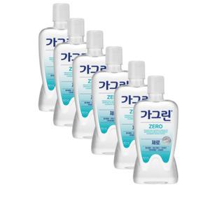 동아제약 가그린 제로 820ml 6개 구취제거