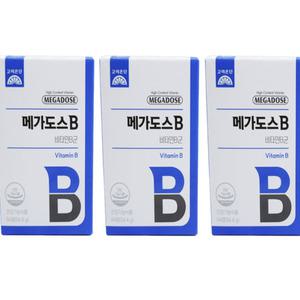 고려은단 메가도스B 60정 3박스 6개월분