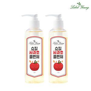 [라벨영] 쇼킹사과초클렌저 200ml 2개/유분+피지+약산성클렌징