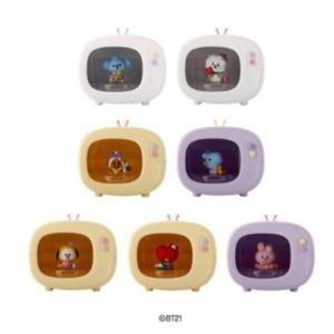 로이체 BT21 베이비 휴대용 TV 모형 LED 무드등 미니 젤리캔디 가습기, BT21-RHM-3E-CM(치미)