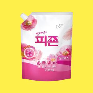 피죤 핑크로즈 리필 2.1L 6개