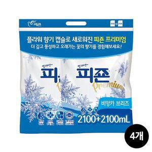 피죤 블루비앙카 리필용 2.1L *8개