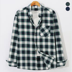 [후앙스]오버핏 캐주얼 타탄10 체크 셔츠 SMST8847