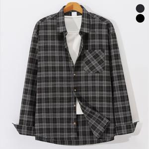 [후앙스]오버핏 캐주얼 타탄9 체크 셔츠 SMST7847