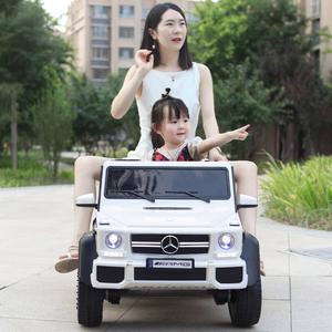 셀_어린이 전기차 자동차 전동차 벤츠 대 g 4륜 리모컨 오프로드 아기 장난감 차 어른 2인승 탈 수 있다