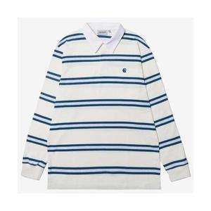 칼하트WIP L/S TORK RUGBY SHIRT TORK STRIPE/ WAX 긴팔 토크 럭비 셔츠 토크 스트라이프/ 왁스