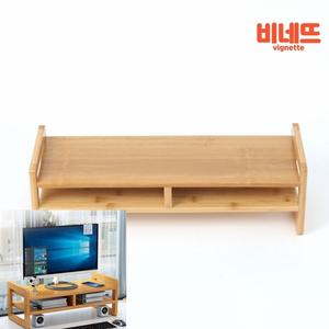 수납형 모니터받침대 모니터선반 아이맥거치대 티비받침대