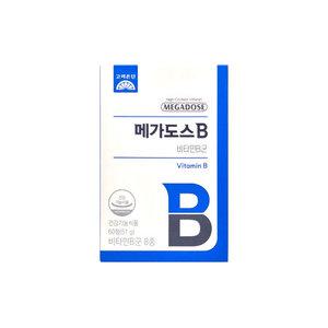 고려은단 메가도스B 비타민B군 850mg 60정 1개 - MJ