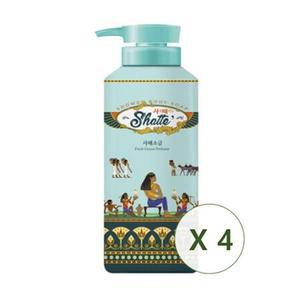 무궁화 사해소금 샤워때비누 바디샴푸 500ml x 4개
